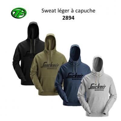 Sweat shirt à capuche + logo